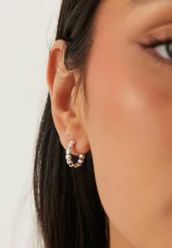 Pilgrim Korvakorut*Maeve Hoop Earrings Silver-plated