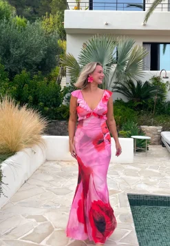 Bubbleroom Occasion Morsiusneitomekot|Kukkakuosiset Ja Kuviolliset Mekot*Mermaid Mesh Gown