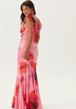 Bubbleroom Occasion Morsiusneitomekot|Kukkakuosiset Ja Kuviolliset Mekot*Mermaid Mesh Gown