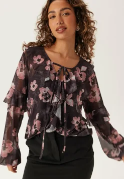 BUBBLEROOM Tunikat Ja Puserot|Juhlapyserot*Mesh Frill Top