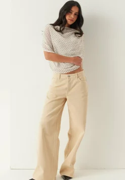 BUBBLEROOM Farkut|Leveälahkeiset Farkut*Mid Wide Jeans