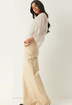 BUBBLEROOM Farkut|Leveälahkeiset Farkut*Mid Wide Jeans