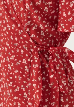 BUBBLEROOM Kukkakuosiset Ja Kuviolliset Mekot|Kietaisumekot*Midi Butterfly Wrap Dress