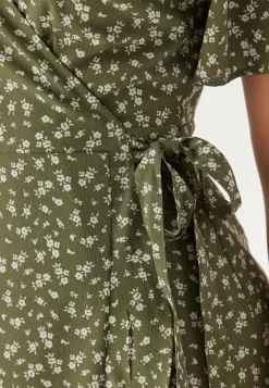 BUBBLEROOM Kukkakuosiset Ja Kuviolliset Mekot|Kietaisumekot*Midi Butterfly Wrap Dress