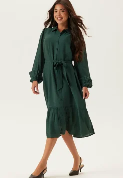 Happy Holly Paitamekot|Pitkähihaiset Mekot*Midi Shirt Dress