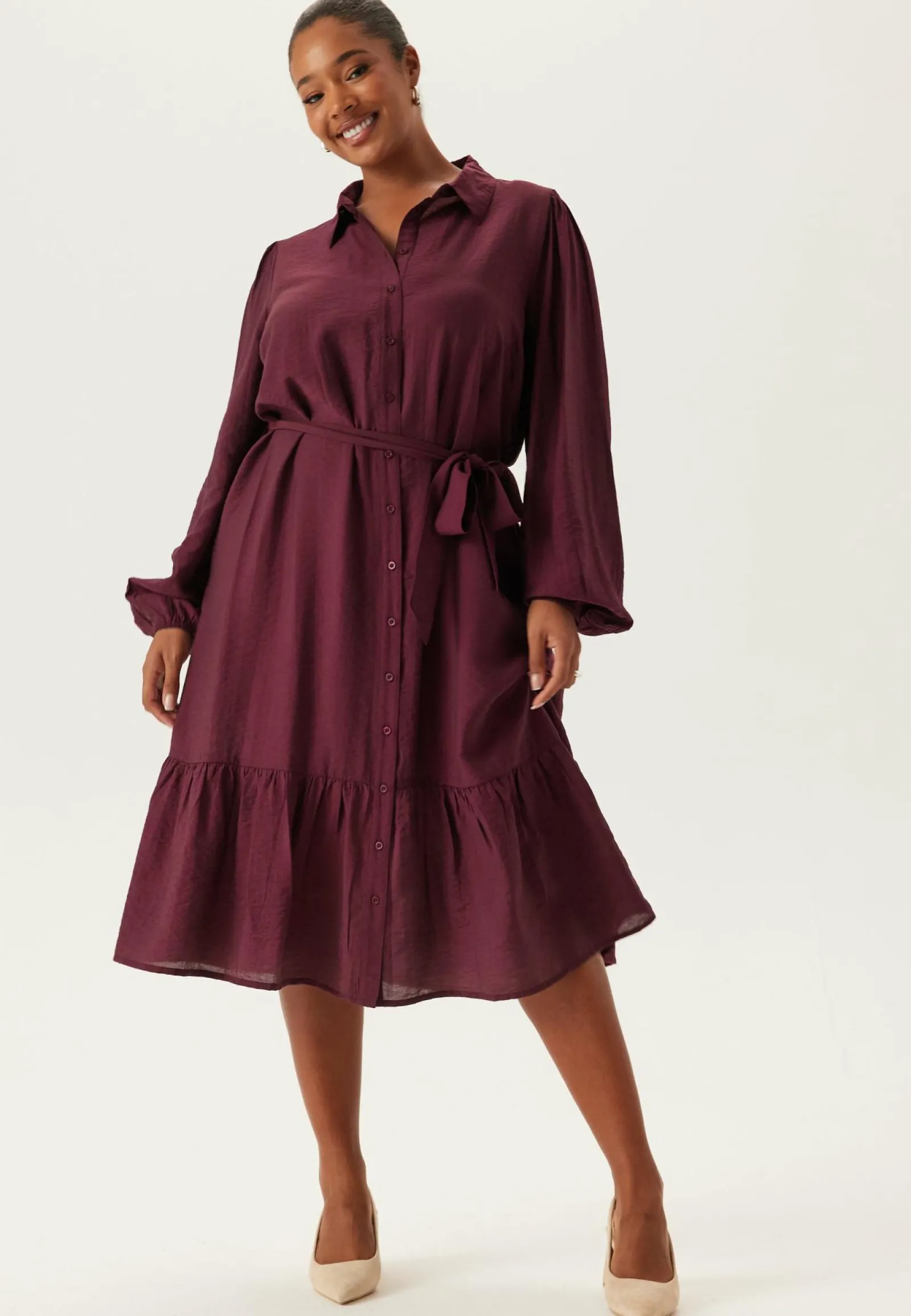 Happy Holly Joulumekot|Paitamekot*Midi Shirt Dress
