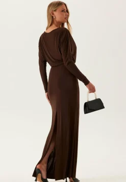 Goddiva Pitkähihaiset Mekot|Trikoomekot*Multi Way Long Sleeve Maxi Dress