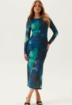 Object Collectors Item Kukkakuosiset Ja Kuviolliset Mekot|Juhlamekot*Objaila L/S RE LONG DRESS RE