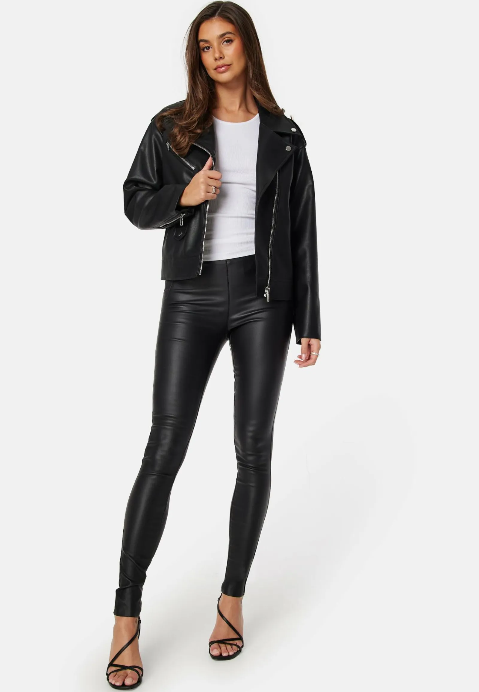 Object Collectors Item Skinny-Housut|Leggingsit*Objbelle Coated Leggings