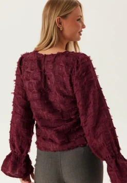 Object Collectors Item Yksiväriset Puserot Ja Paidat|Juhlapyserot*Objdaria Re L/S O-NECK TOP O-