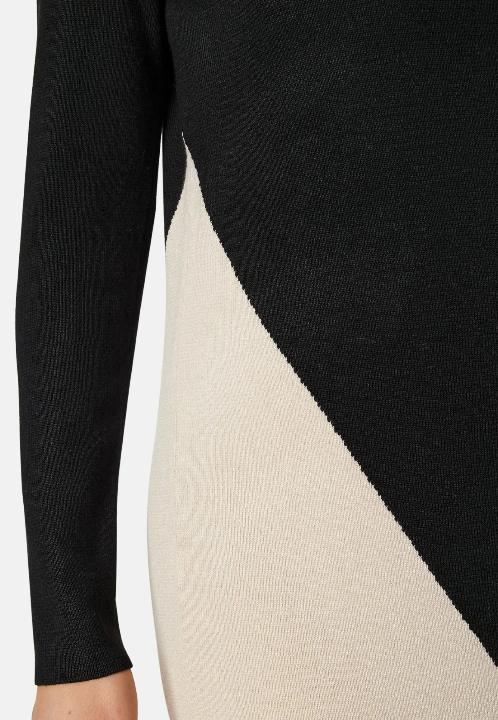 Object Collectors Item Pitkähihaiset Mekot|Midimekot*Objester Block Knit Dress