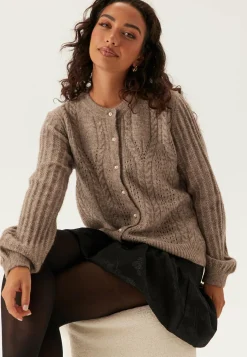 Object Collectors Item Neuletakit Ja Neuleet|Neuletakit*Objflora Re Ls Knit Button Cardigan