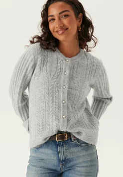 Object Collectors Item Neuletakit|Neulepuserot*Objflora Re Ls Knit Button Cardigan