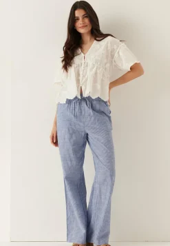 Object Collectors Item Yksiväriset Puserot Ja Paidat|Tunikat Ja Puserot*Objlora S/S RE V-NECK TOP