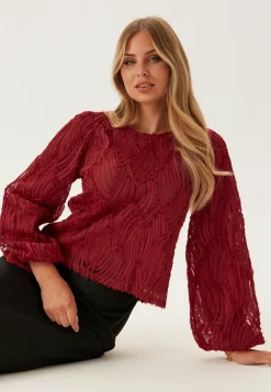 Object Collectors Item Yksiväriset Puserot Ja Paidat|Rennot Puserot Ja Paidat*Objlucie L/S RE O-NECK TOP