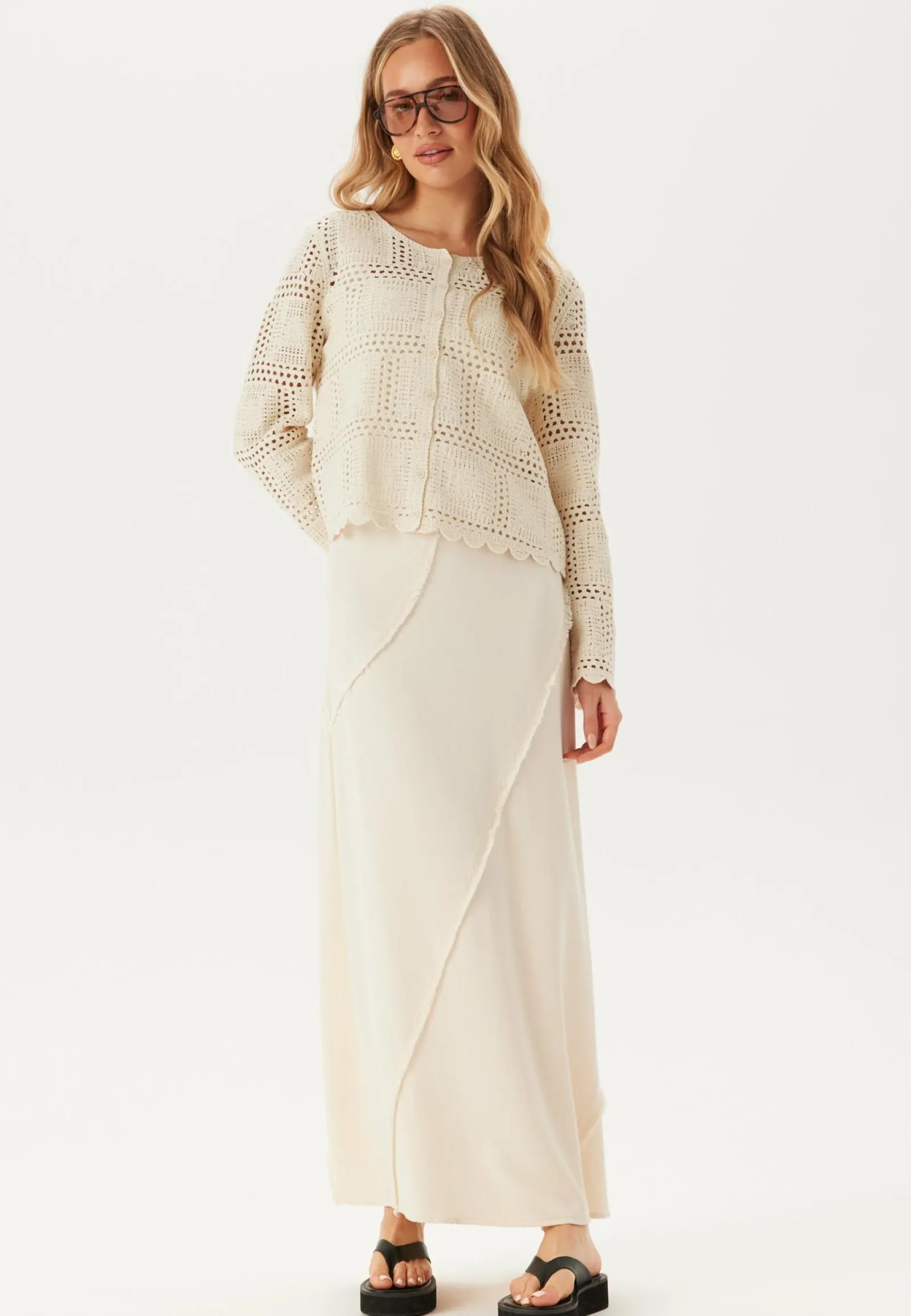 Object Collectors Item Neuletopit|Neuletopit*OBJORELLA L/S KNIT CARDIGAN