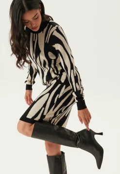 Object Collectors Item Kukkakuosiset Ja Kuviolliset Mekot|Pitkähihaiset Mekot*Objray L/S Knit Dress