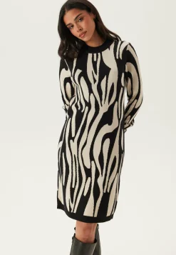 Object Collectors Item Kukkakuosiset Ja Kuviolliset Mekot|Pitkähihaiset Mekot*Objray L/S Knit Dress