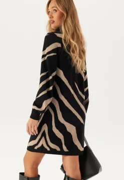 Object Collectors Item Kukkakuosiset Ja Kuviolliset Mekot|Pitkähihaiset Mekot*Objray L/S Knit Rollneck Dress