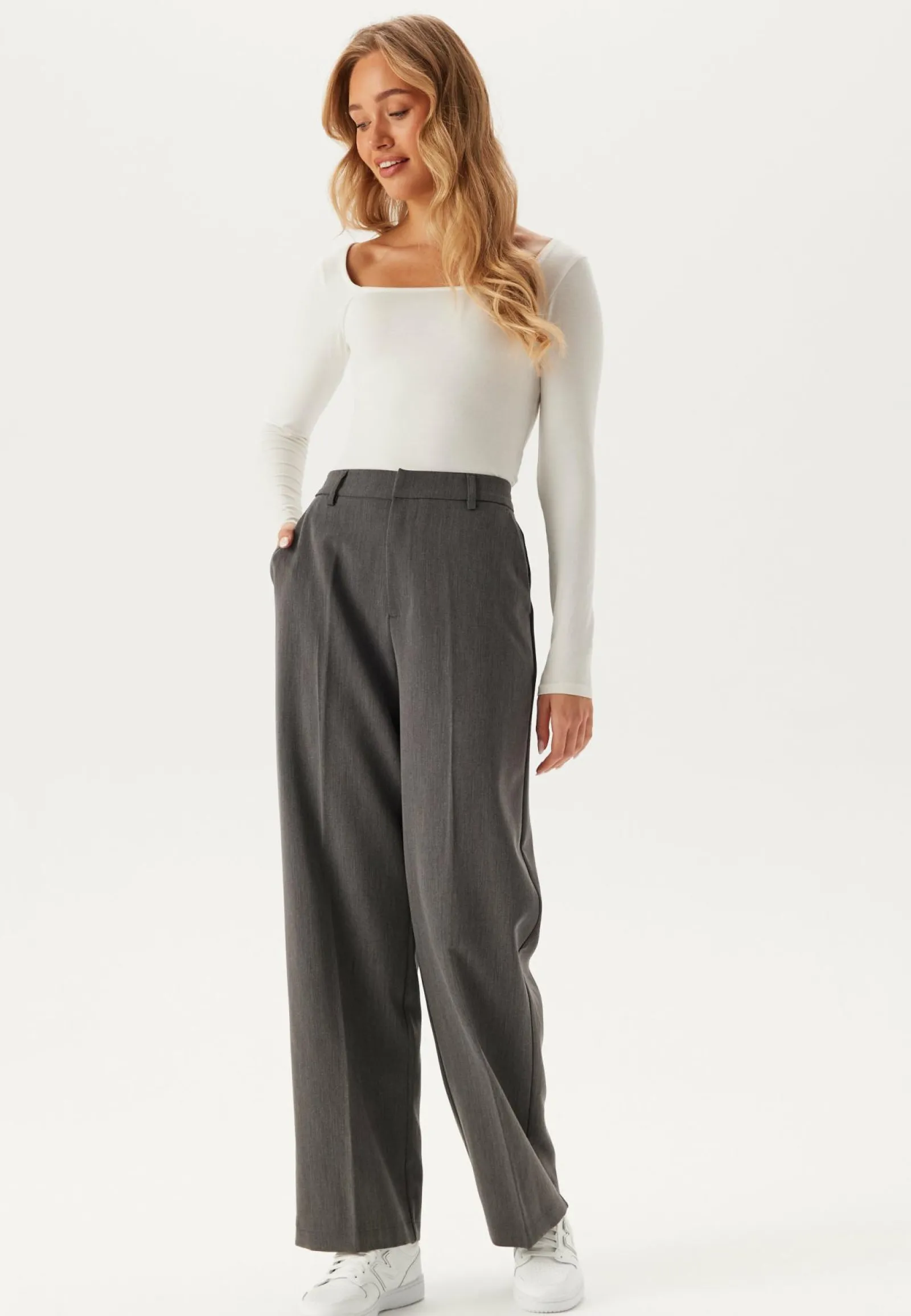 Object Collectors Item Puvut|Leveälahkeiset Housut*Objsigrid Casual Pant