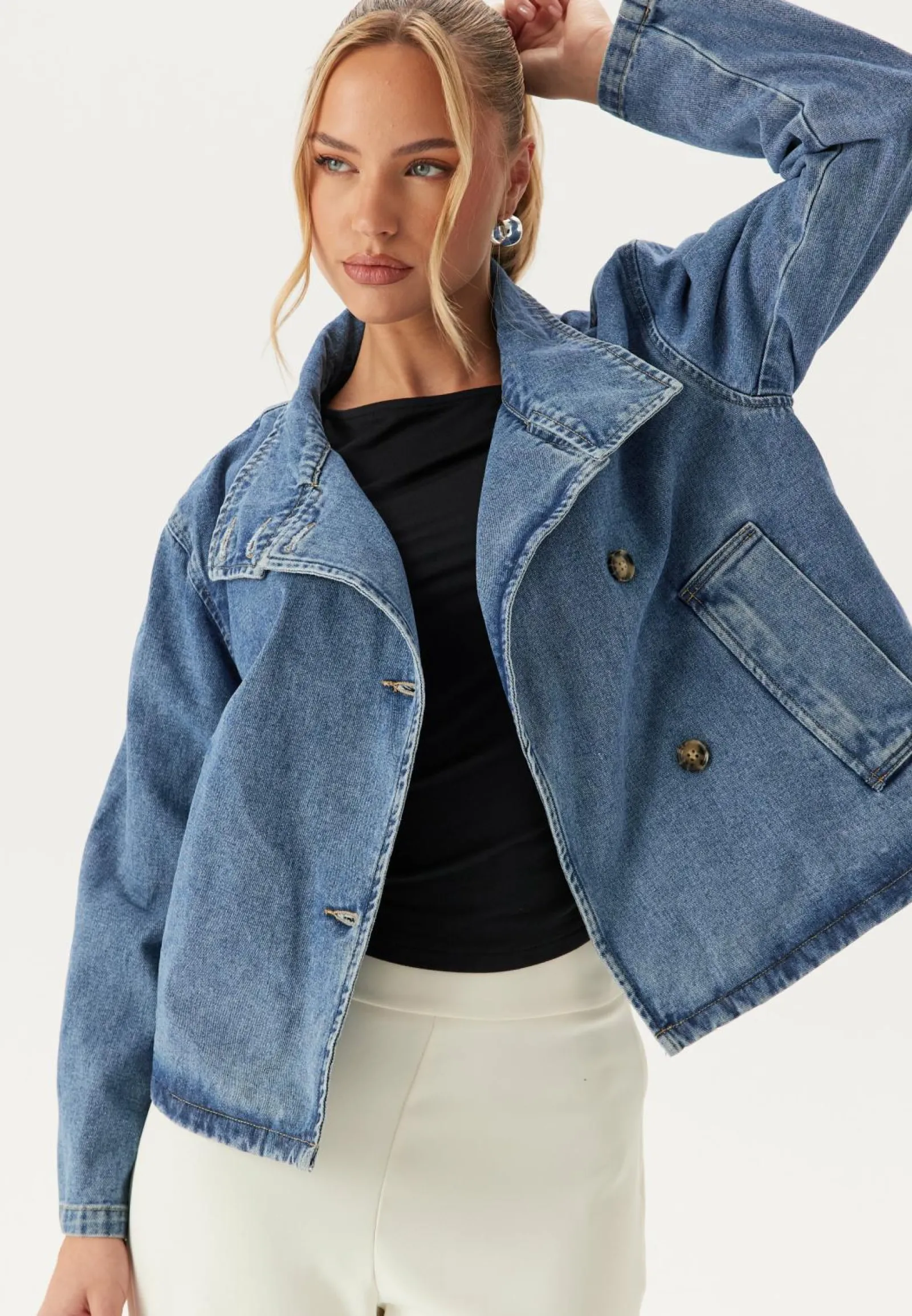 Object Collectors Item Kevättakit|Takit*Objtilla Gro L/S LO DENIM JACKET