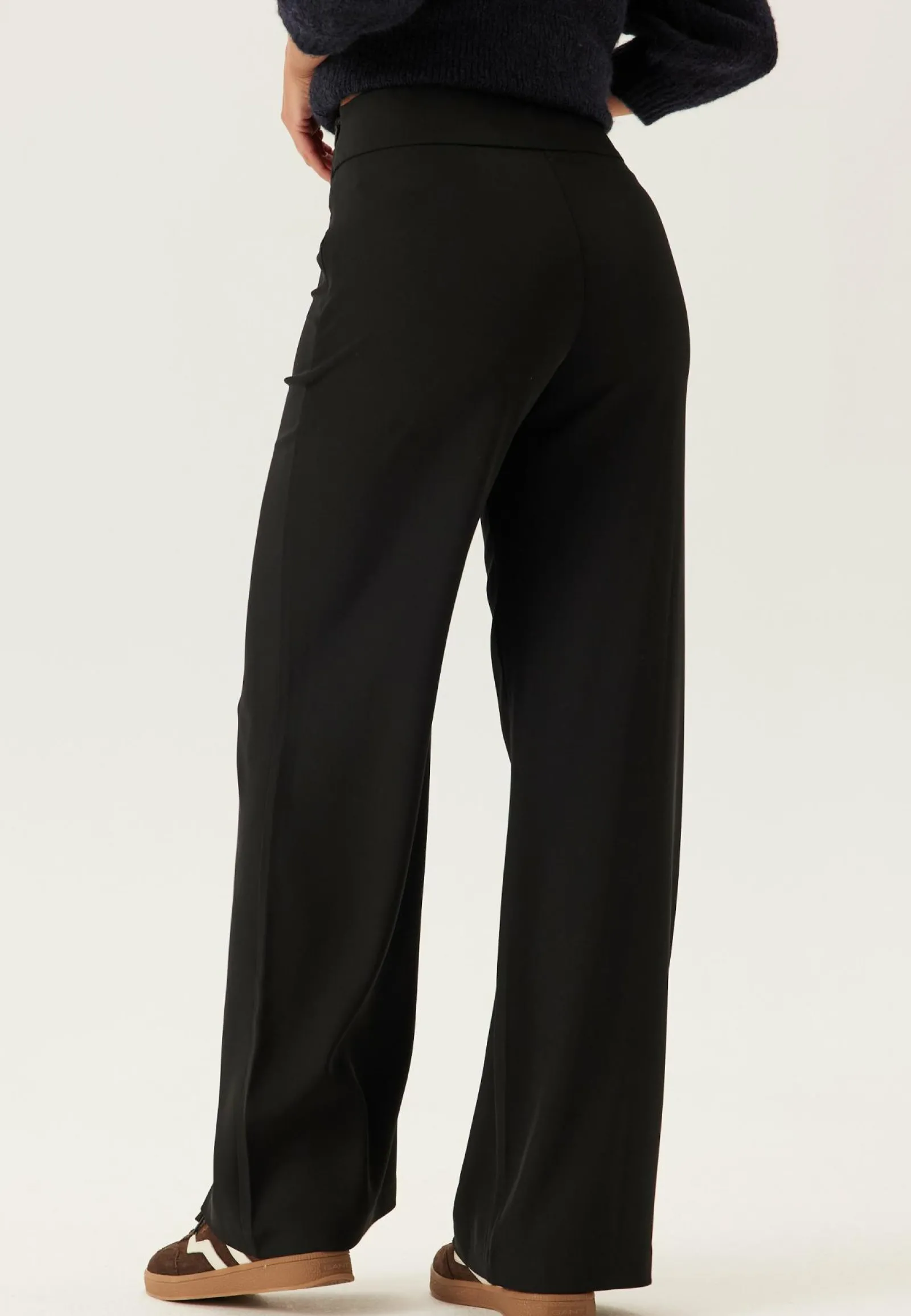 BUBBLEROOM Leveälahkeiset Housut|Korkeavyötäröiset Housut*Odelle Wide High Waist Pants