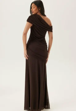 Bubbleroom Occasion Morsiusneitomekot|Juhlamekot*Off Shoulder Mesh Gown