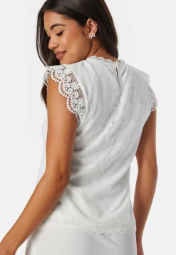 Pieces Pitsitopit|Juhlatopit*Olline SL Lace Top