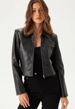 ONLY Kevättakit|Syystakit*Onlamili L/S ZIP FAUX LEA JACK