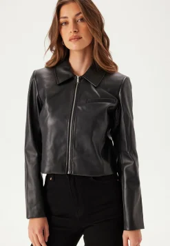 ONLY Kevättakit|Syystakit*Onlamili L/S ZIP FAUX LEA JACK