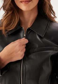 ONLY Kevättakit|Syystakit*Onlamili L/S ZIP FAUX LEA JACK