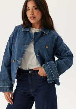 ONLY Takit|Farkkutakit*Onlapril Short Dnm Trench