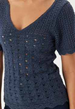 ONLY Neuletopit|Neuletopit*Onlbecca Life Ss V-neck Top Kn