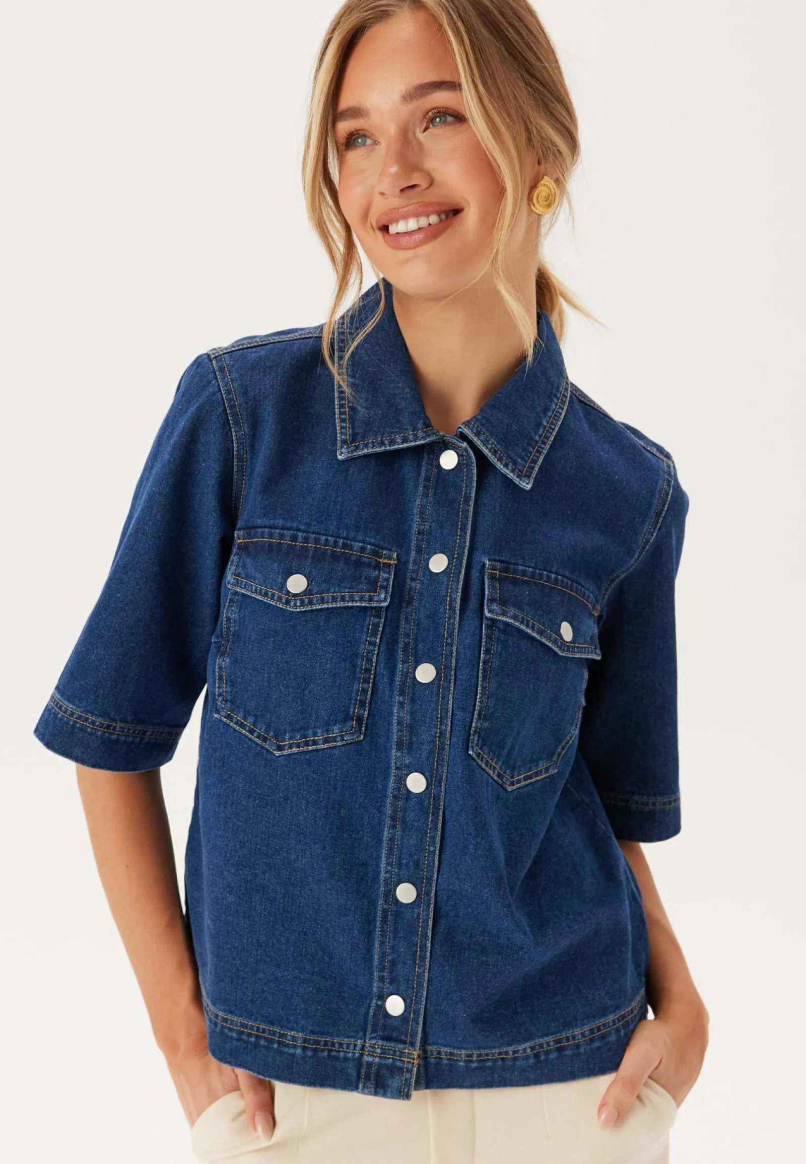 ONLY Farkkupaidat|Farkkupaita*Onlbelle S/S SHIRT DNM