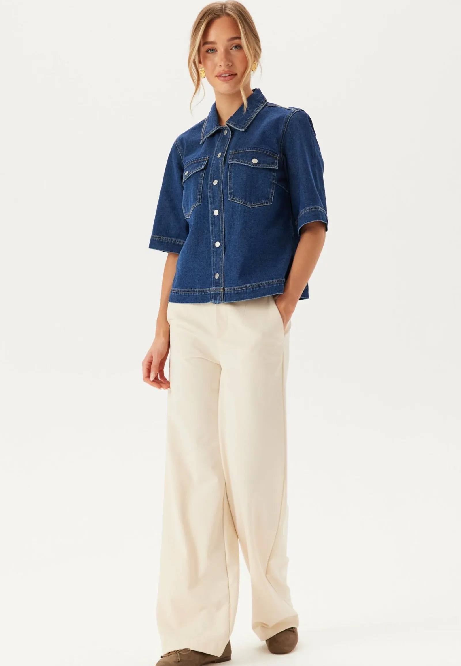 ONLY Farkkupaidat|Farkkupaita*Onlbelle S/S SHIRT DNM