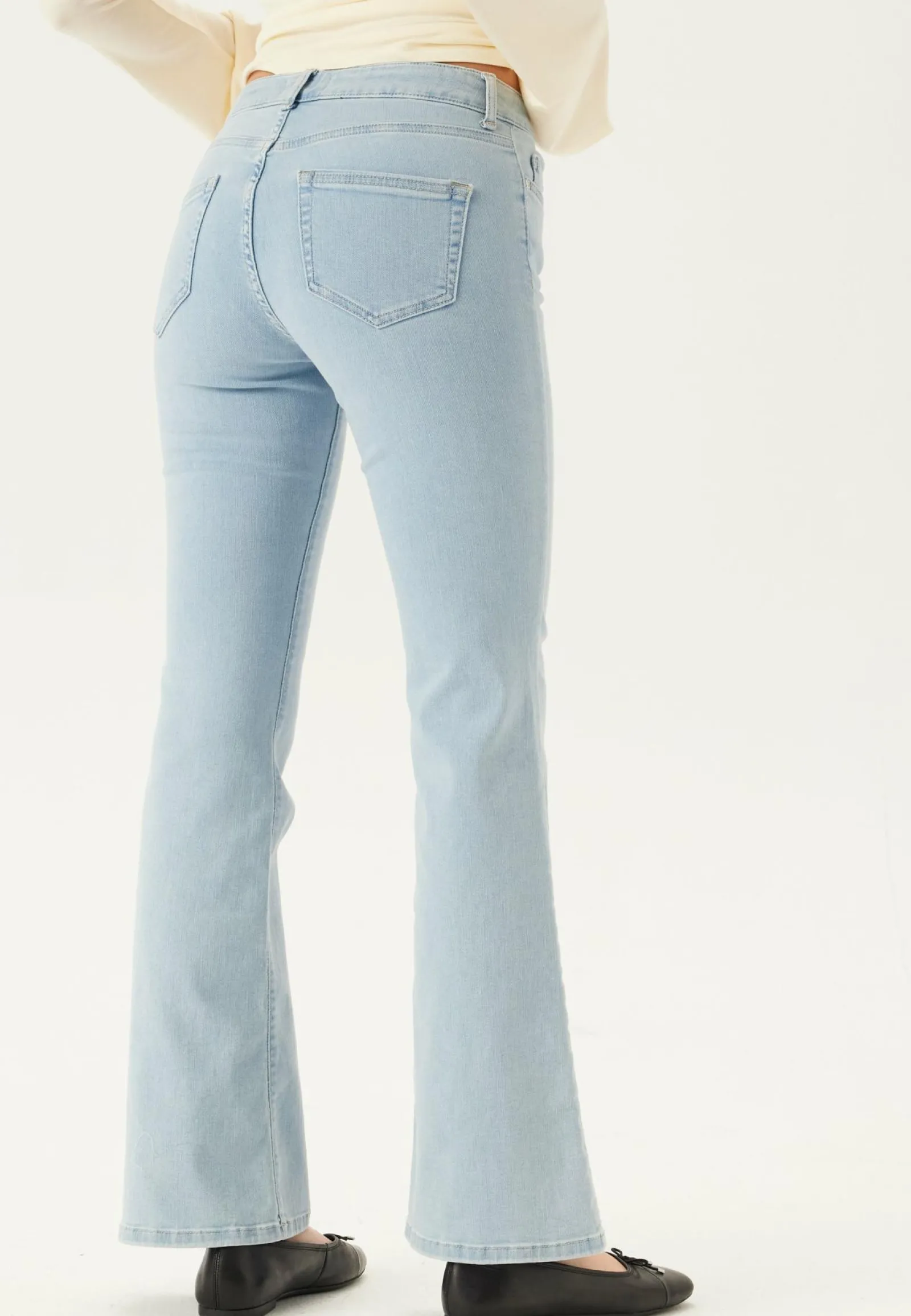 ONLY Farkut|Bootcut-Farkut*Onlblush Mid Flared Dnm