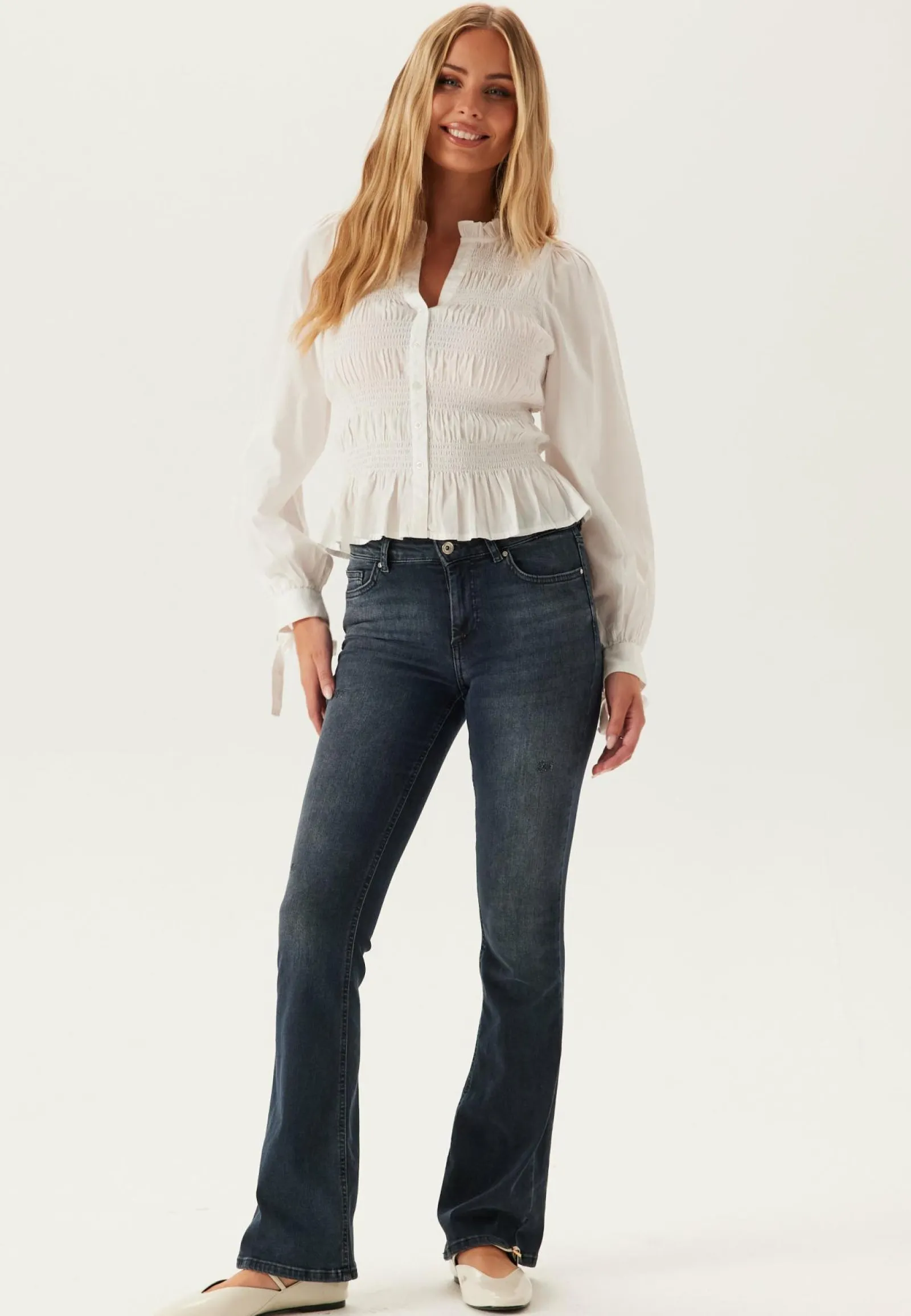 ONLY Farkut|Bootcut-Farkut*Onlblush Mid Flared Dnm Rea409