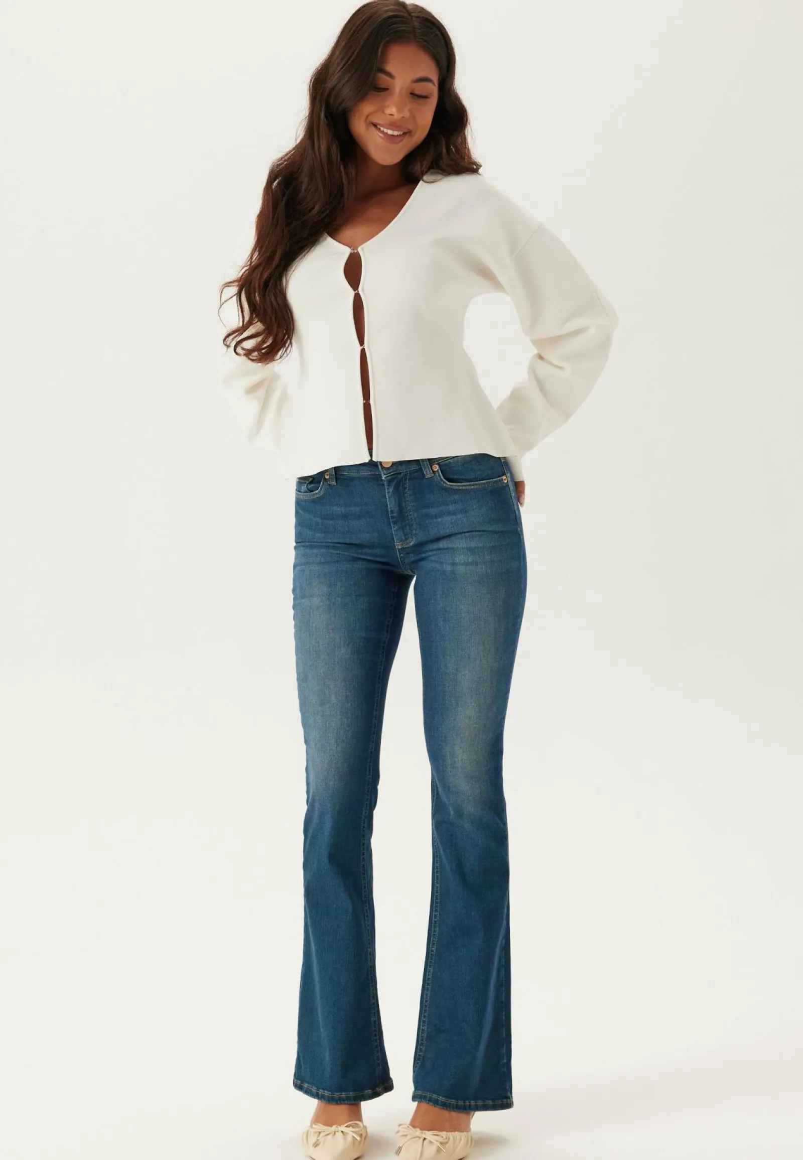 ONLY Farkut|Bootcut-Farkut*Onlblush Mid Flared Dnm Rea260