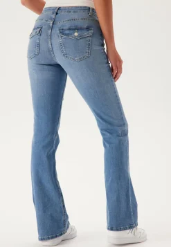 ONLY Farkut|Bootcut-Farkut*Onlblush Mw Back Pock Fla