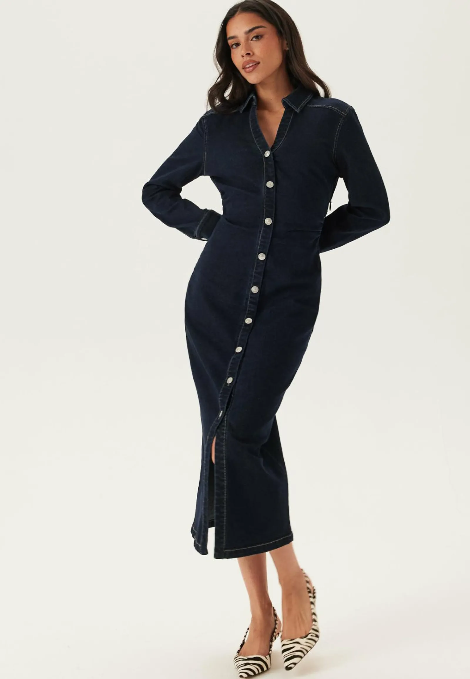 ONLY Farkkumekko*Onlcaitlin Ls Dnm Dress