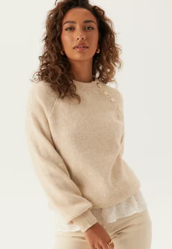 ONLY Neulepuserot|Neulotut Neulepuserot*Onlemma Life Ls Button Oneck K