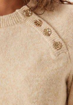 ONLY Neulepuserot|Neulotut Neulepuserot*Onlemma Life Ls Button Oneck K