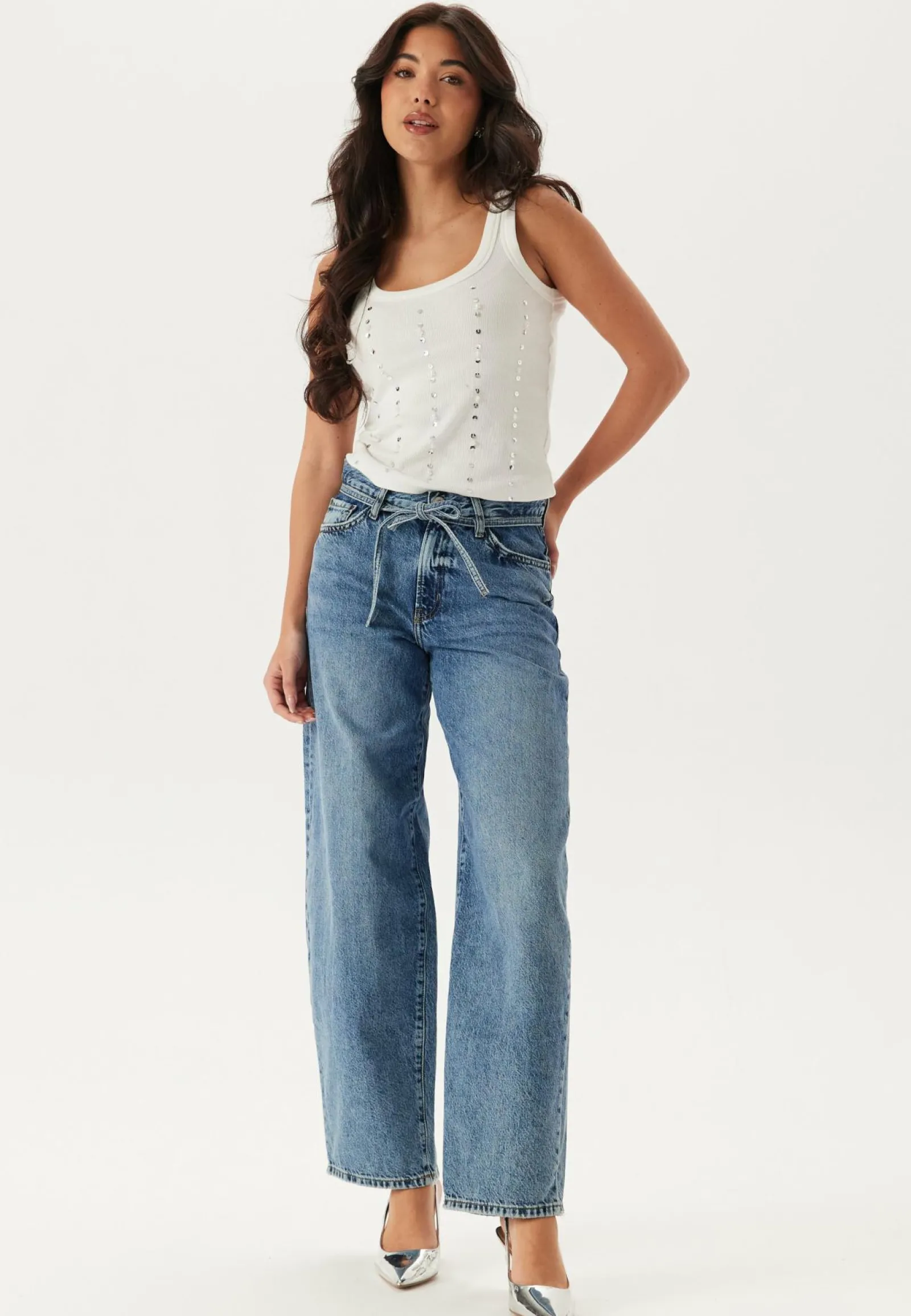 ONLY Farkut|Leveälahkeiset Farkut*Onlgianna Mw Straight Dnm