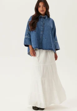 ONLY Farkkupaidat|Farkkupaita*Onlgrace 3/4 HEART EMB DNM SHI