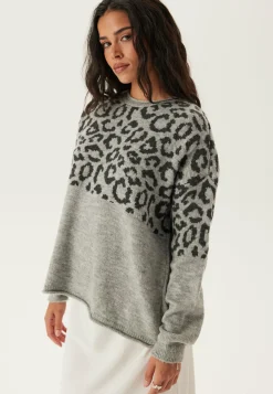 ONLY Neulepuserot|Neulotut Neulepuserot*Onljade Animal Ls O-neck Knt