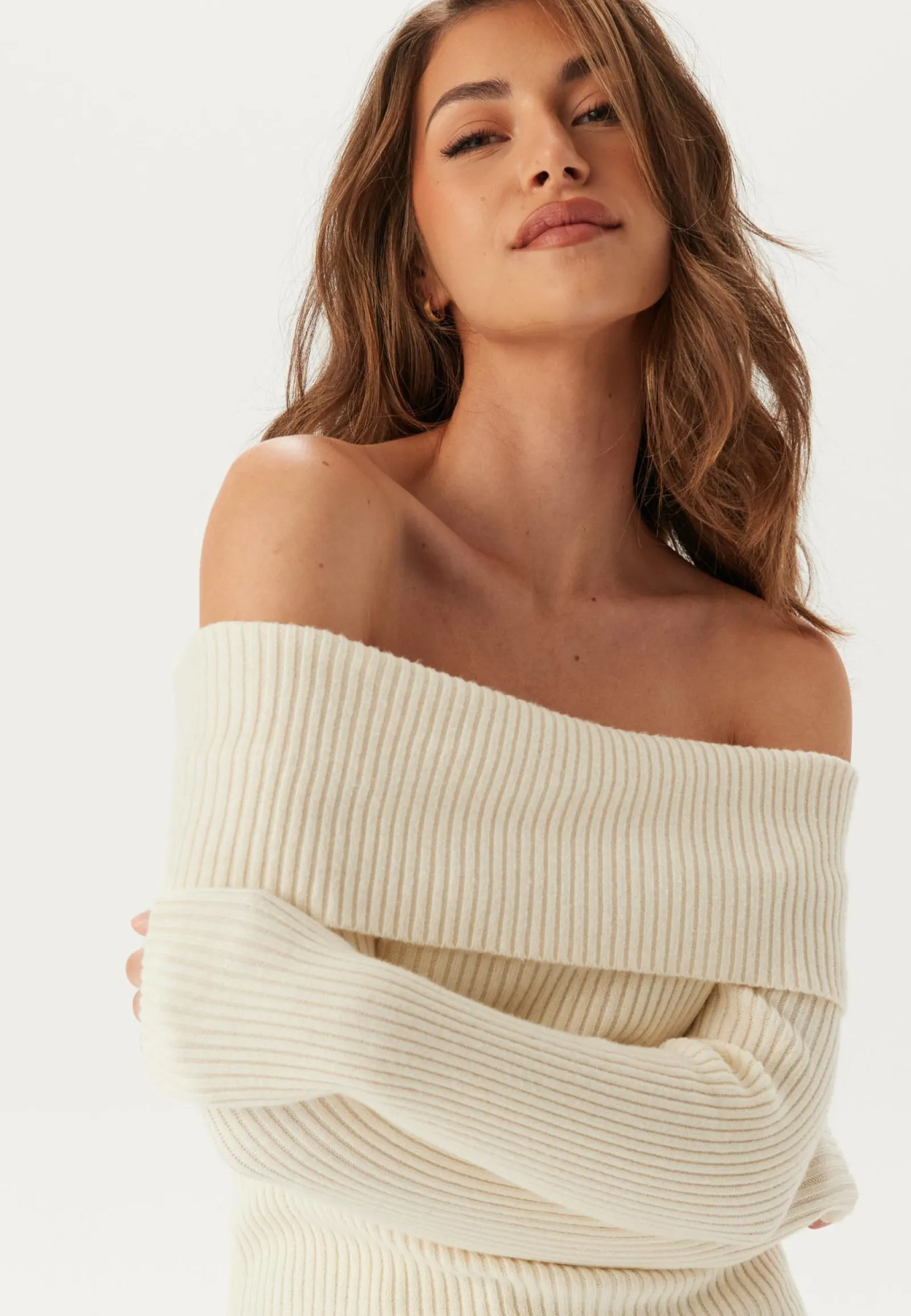 ONLY Neuletopit|Neuletopit*Onlkatia Ls Off Shoulder Knt