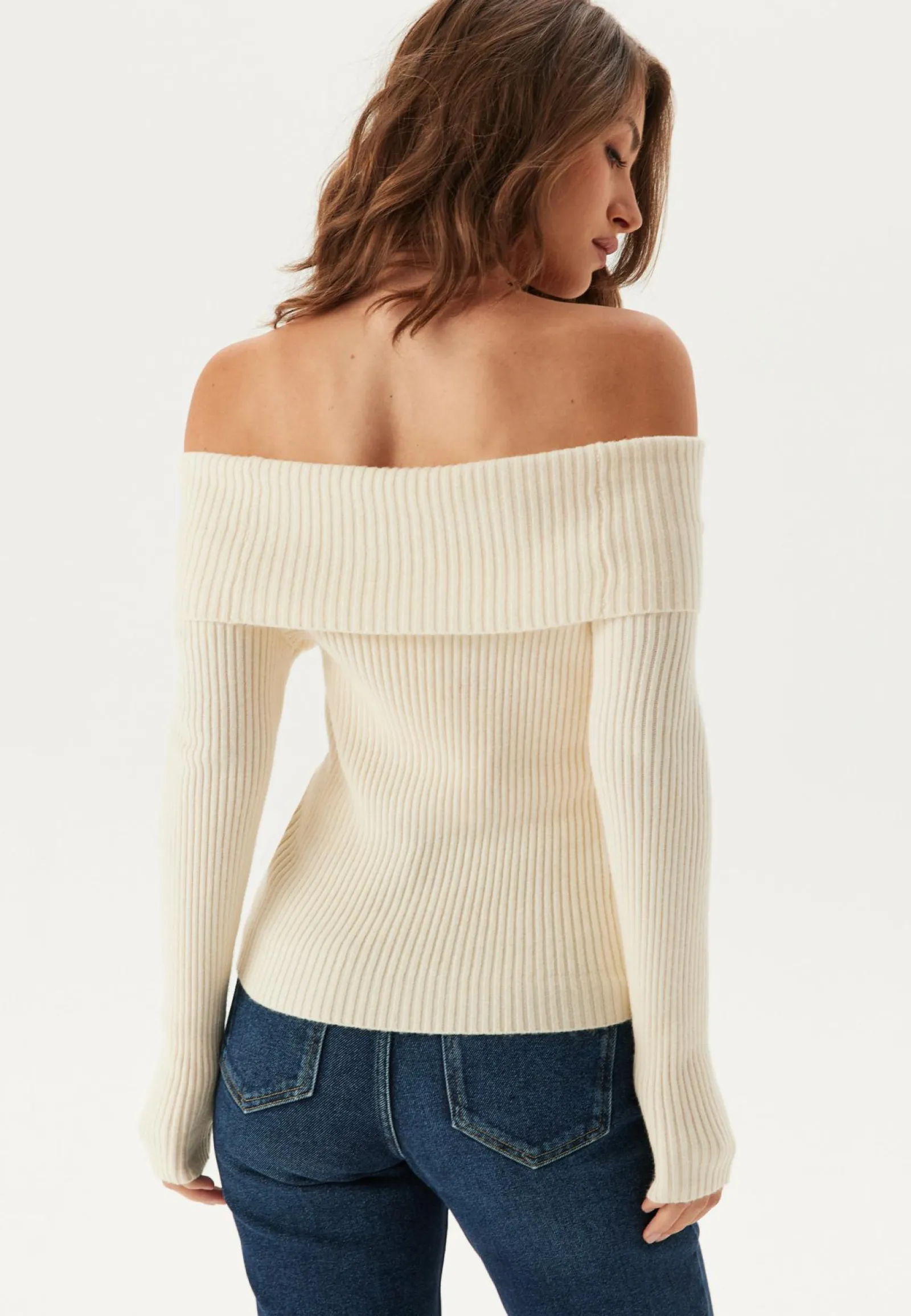 ONLY Neuletopit|Neuletopit*Onlkatia Ls Off Shoulder Knt