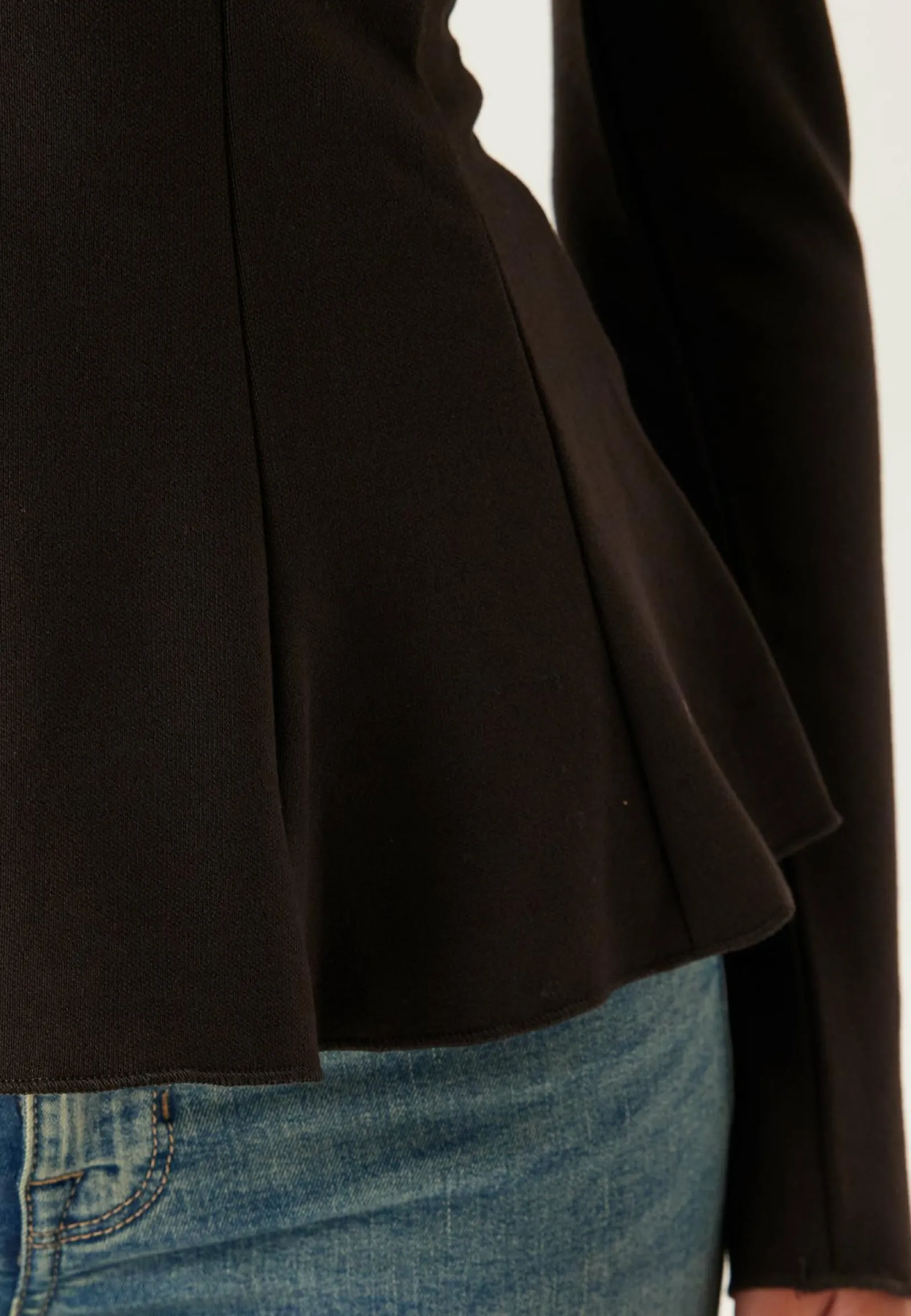 ONLY Pitkähihaiset Topit|Perustopit*Onlkenya L/S PEPLUM TOP JRS PE