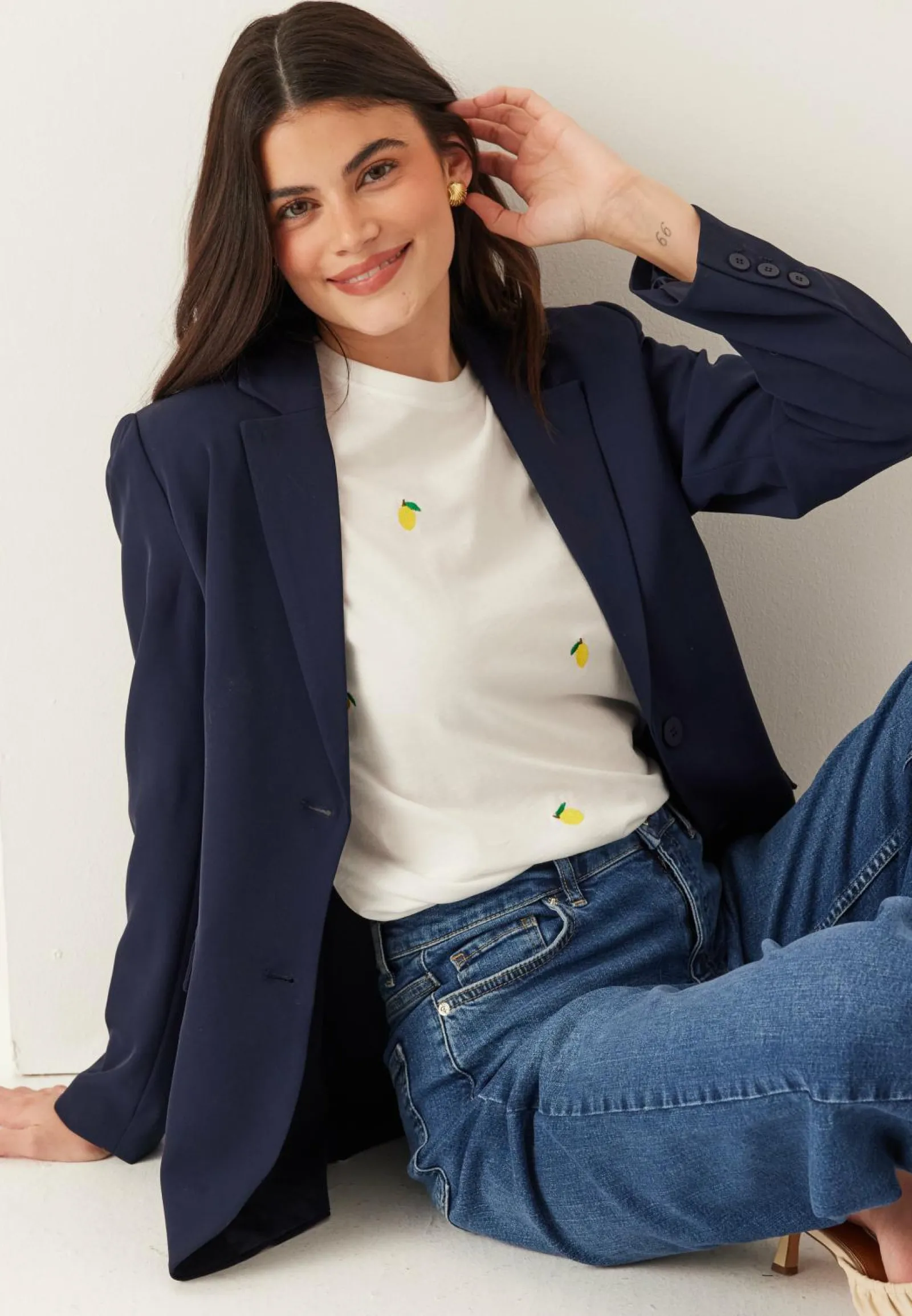 ONLY T-Paidat*Onlketty Life S/S O-NECK TOP