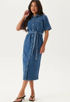 ONLY Farkkumekko|Paitamekot*Onllana Ss Long Dress Dnm